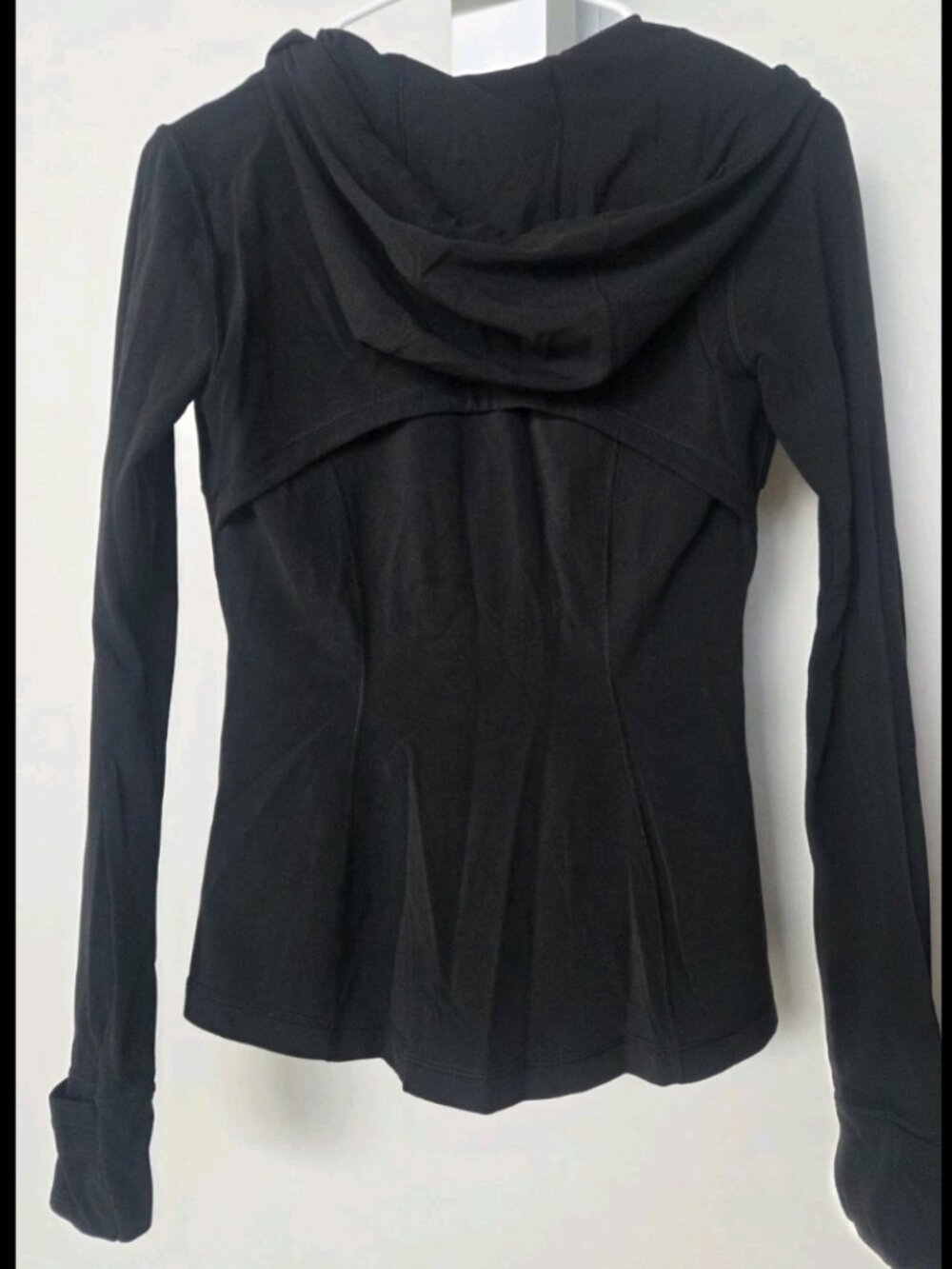 Lululemon Black Hooded Full Zip Degine Jacket Size 4 Women's - Picture 4 of 4